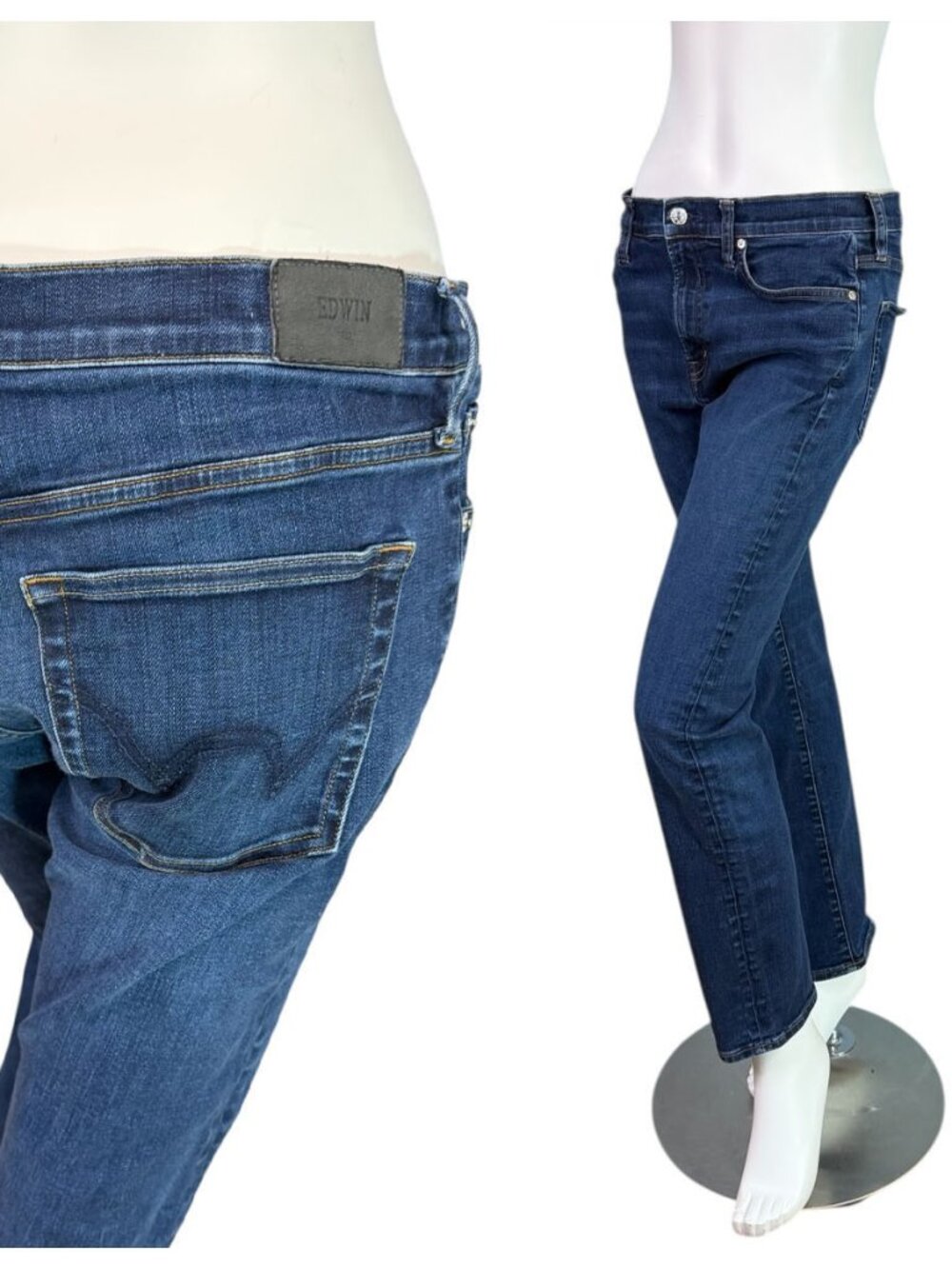 Edwin Jeans Elin Straight Leg Crop Jeans Size 29